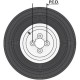 500x10" Trailer Wheel with 4ply Tyre